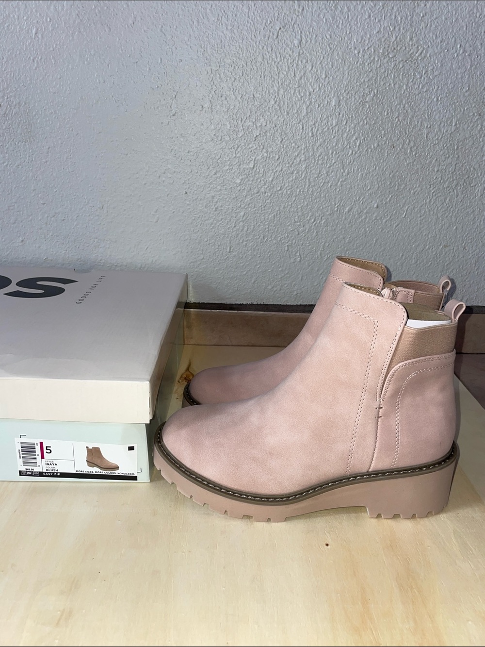 SO Girls’ Ankle Boots - Stylish Slip-On Booties 5Y